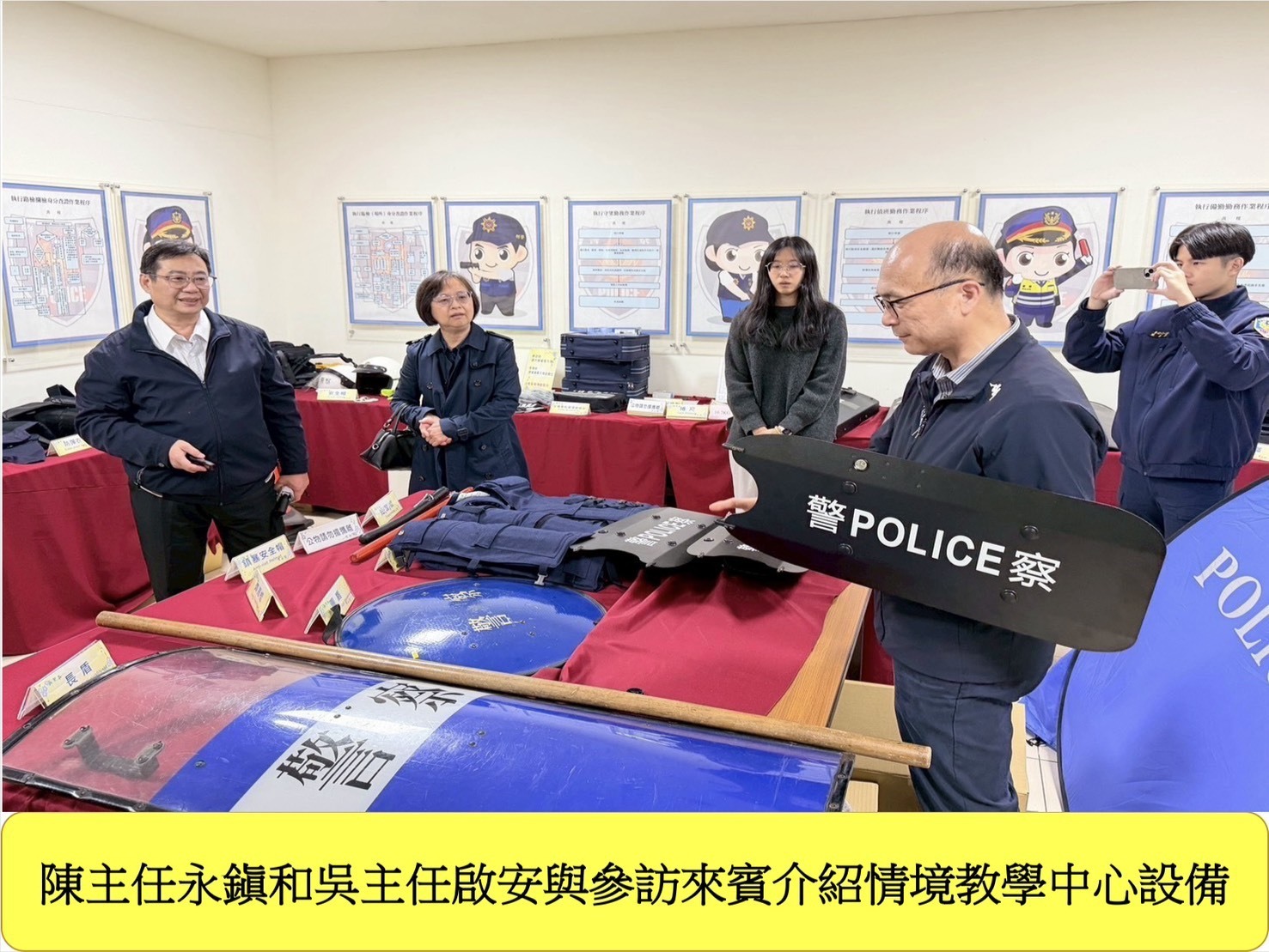 暨南大學社工系師生蒞臨本校參訪情境教學中心圖片