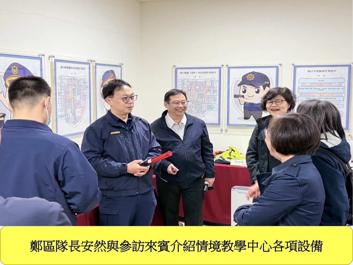 暨南大學社工系師生蒞臨本校參訪情境教學中心圖片